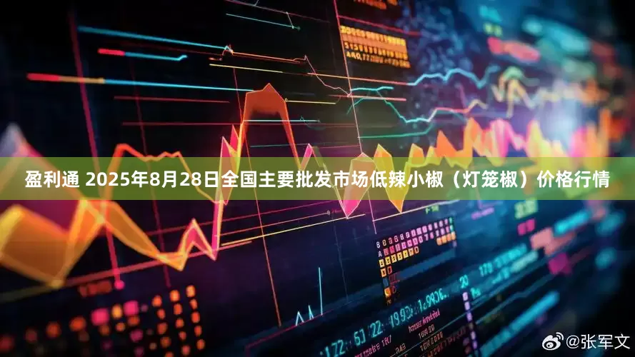 盈利通 2025年8月28日全国主要批发市场低辣小椒（灯笼椒）价格行情